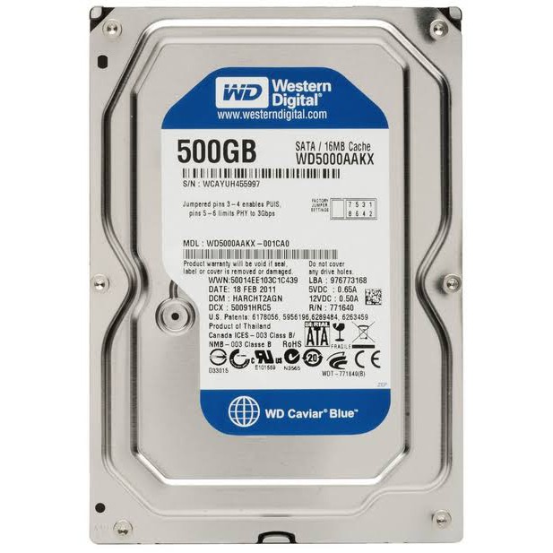 500 GB Desktop HDD